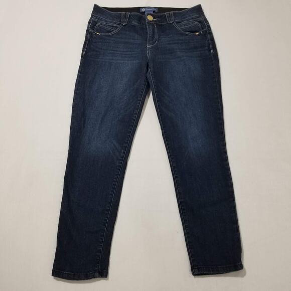 Democracy Jeans Womens 8 Blue Skinny Ab Solution Stretch Dark Indigo B1176KAN - Picture 12 of 12